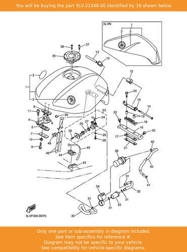 Yamaha bracket tank - yamaha,