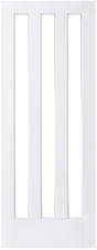 Internal door glazed white - door,