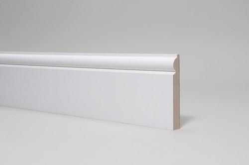 Skirting board white primed - ,