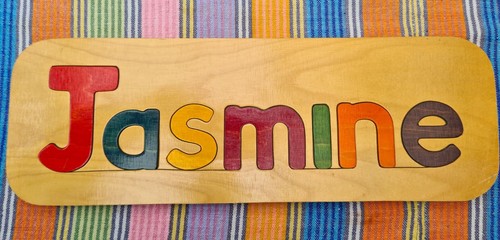 Jasmine colourful wooden - colourful,