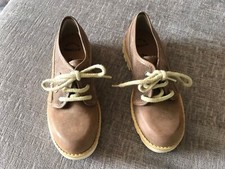 Unisex smart casual tan shoes by Lurchi Salamander uk size 1 Eur 33 leather boys