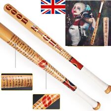 Harley Quinn Suicide Squad Wooden Baseball Bat Halloween Cosplay Batman Comics