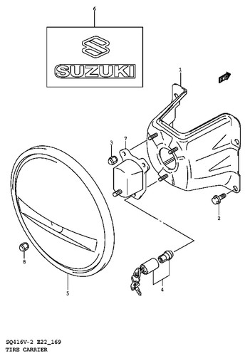Suzuki genuine spare - suzuki, tire