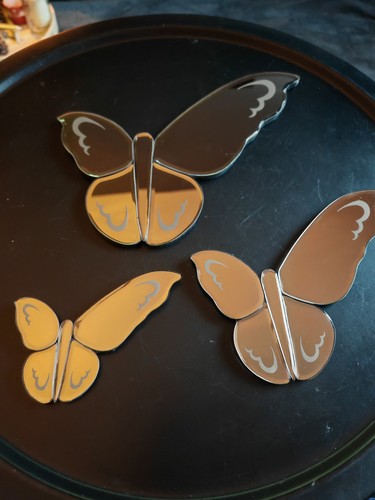 Set vintage mcm butterfly - 3,