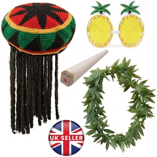 Adult jamaican rasta hat - rasta,