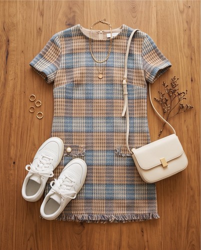Zara tweed mini - mini, dress