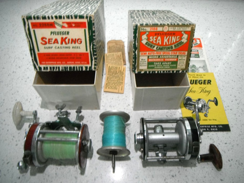 Vintage pflueger sea king surf - pflueger,