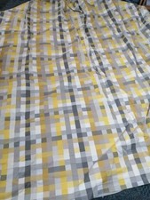 Habitat yellow/grey pixel double duvet set - Excellent condition