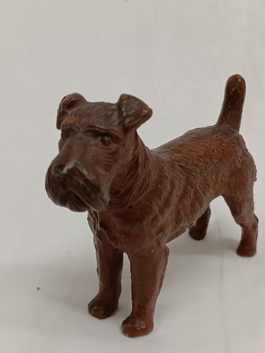 Antique airedale terrier cold - airedale,
