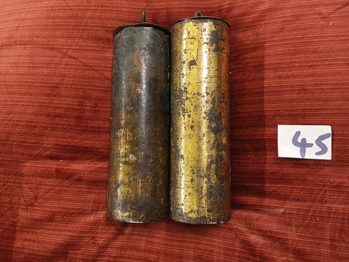 Antique pair brass - pair,