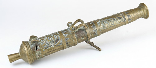 Antique 1800s brass lantaka - antique,