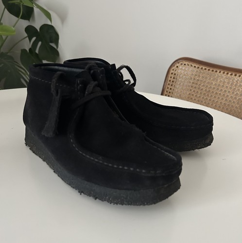 Clarks women black suede - clarks,