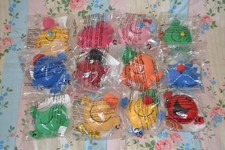 Brand New & Sealed Vintage 12 x Mr Men Soft Plush Toys Mcdonalds Happy Meal 1999
