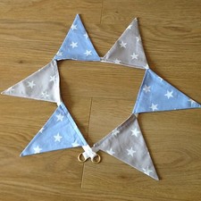 BUNTING CURTAIN NURSERY BOYS