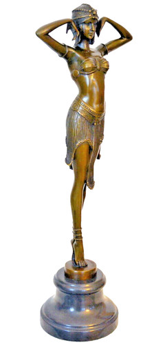 Art deco dancer - on, base