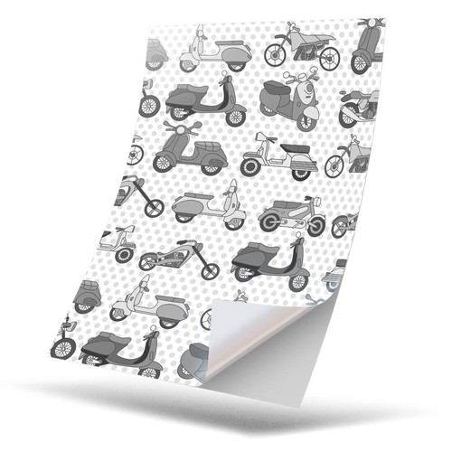 Vinyl sticker bw - x,