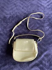 Zara Yellow Faux Leather Shoulder Bag