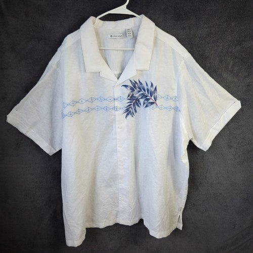 Cubavera shirt men 4xlt white - cubavera,
