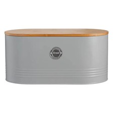 Typhoon Living Grey Bread Bin