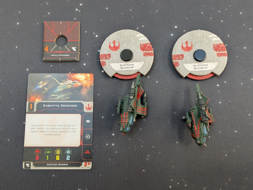 Auzituck gunship ships - auzituck, x2