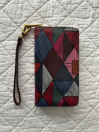 Fossil wallet purse - zip, round