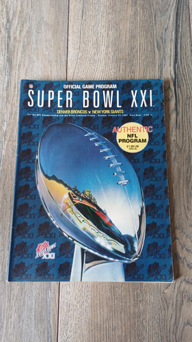 Super bowl xxi - xxi, giants
