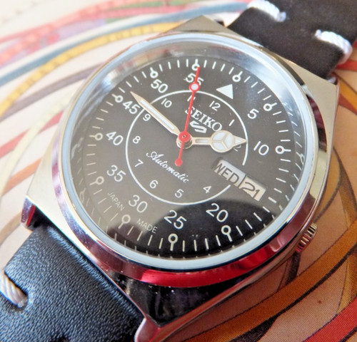 Seiko black fleiger - seiko, style"