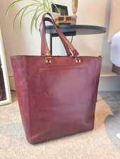 Pollini Burgundy Leather Handbag