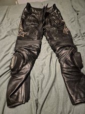 RST motorcycle leather trousers size  UK 30