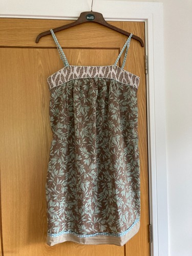 Sun dress summer brown - dress,
