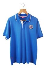 Boston scooter club scooter Slazenger Mens Blue Short Sleeve Polo T-Shirt Size L