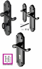 Victorian Scroll Black Nickel