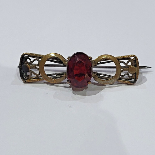Antique victorian bar brooch - victorian,