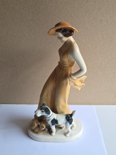 1930 art deco lady figure - 1930's.,
