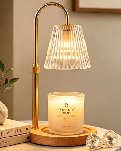 Candle warmer lamp with - candle,