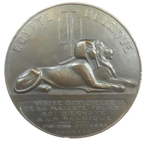 1927 belgium sphinx visit - belgium, of