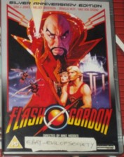 flash gordon, silver anniversary edition, sam jones, queen, action, dvd, used
