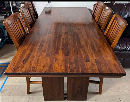 Solid wood dark - dark,