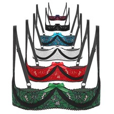 UK Women's Sexy 1/4 Cups Lace