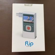 Cisco FLIP Video Camera UltraHD 8GB Camcorder White - working, PLS READ DESC!!