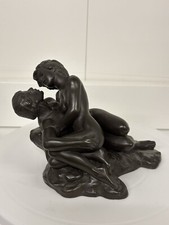 Vintage Heredities Cold Cast Bronze Sculpture The Lovers Roland Chadwick 