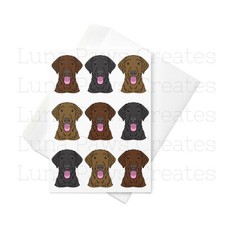 Curly Coated Retriever card