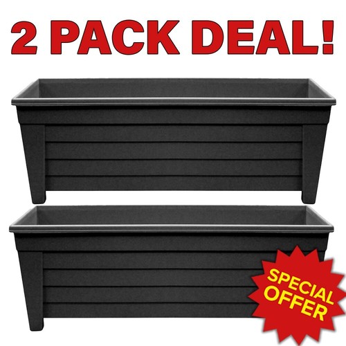 Plant pot black trough - plant,