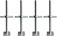 4 x New 600mm Adjustable Scaffold Base Screw Jack Heavy Duty FAST FREE DELIVERY