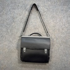 Samsonite Briefcase Messenger Bag Black Crossbody Shoulder Multiway Expandable