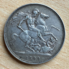 1889 Victorian Crown Coin