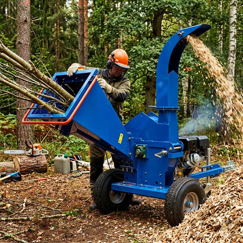 Wood chipper for forestry - chipper,