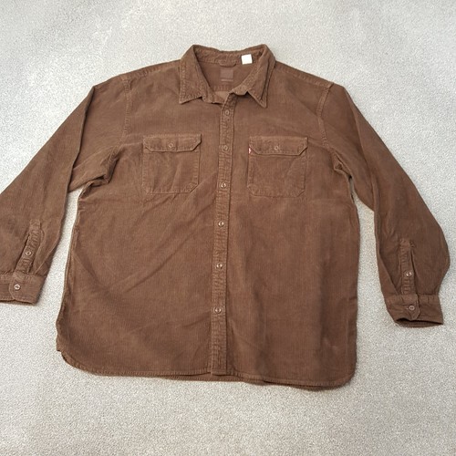 Levis mens shirt - mens, brown