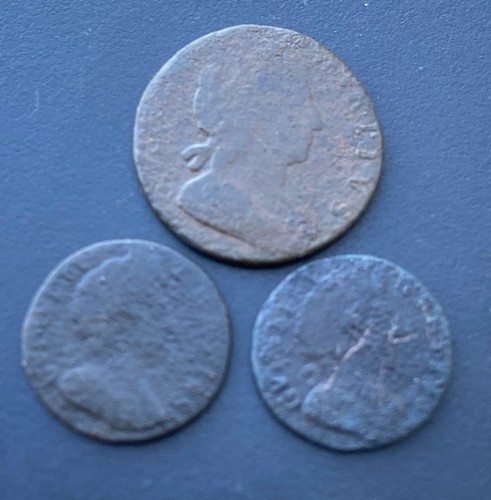 William iii half penny - 3x, &