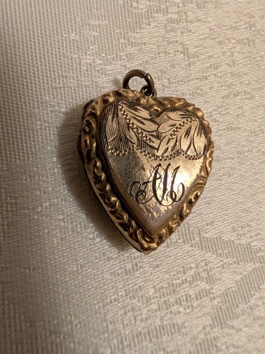 Vintage rolled gold - vintage, heart